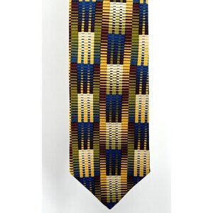 Jhane Barnes Silk Abstract Design Tie